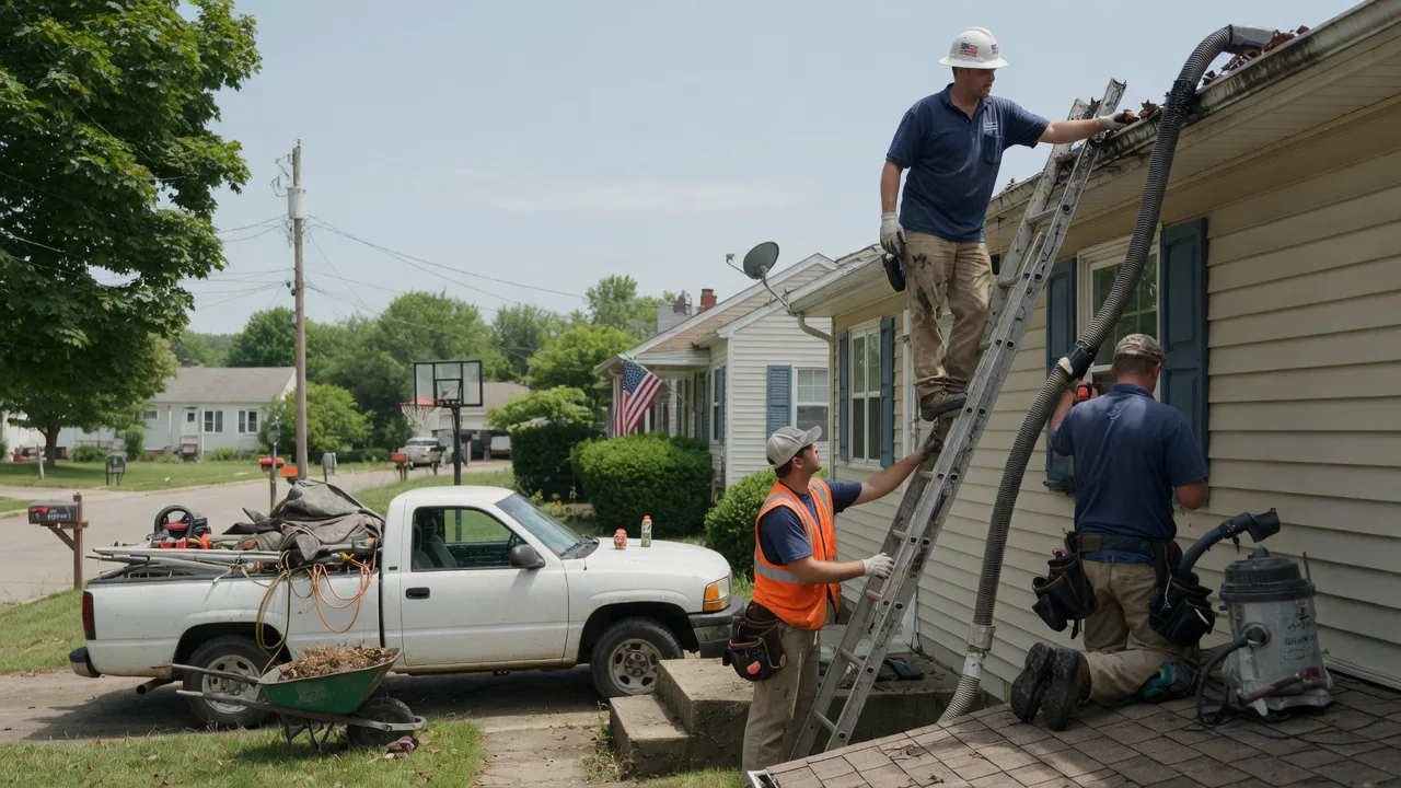Gutter Installation in Potts Camp, MS near me